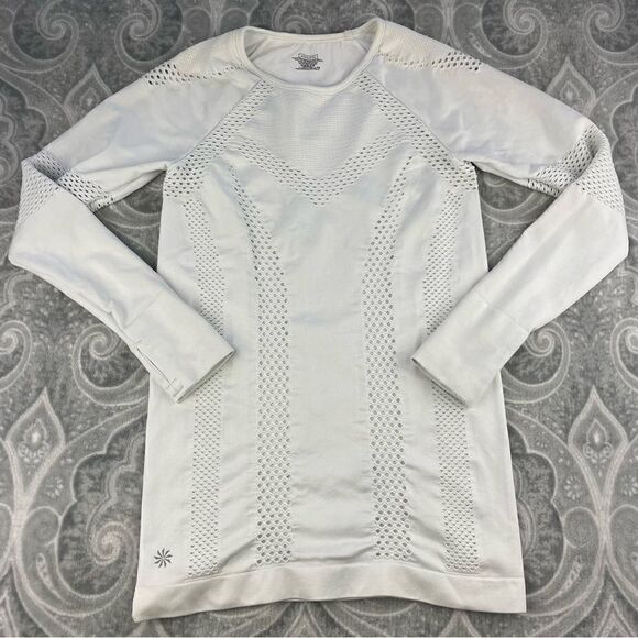 Athleta Burpee Laser Cut Double Layer Top - Picture 2 of 4